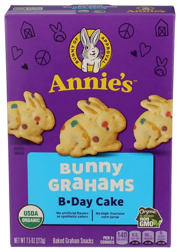 Miniatura 25 de Annie's Galletas orgánicas originales de Cheddar Squares horneadas, hechas con queso real, 11.25 onzas