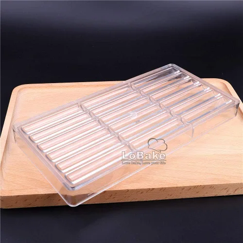 Miniatura 3 de 18 cavidades palos largos forma policarbonato PC chocolate molde caramelo fondant cubo de hielo moldes para hornear DIY suministros para hornear