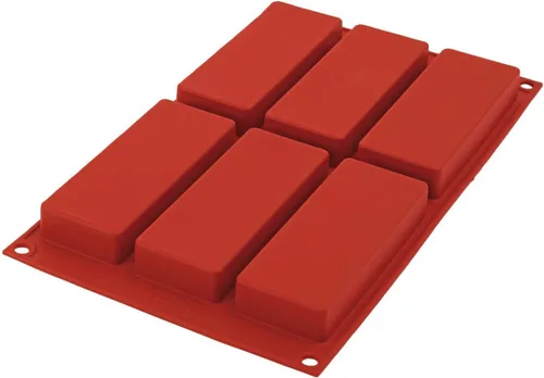 Miniatura 6 de Silikomart Formas de molde de silicona de la colección clásica, ladrillo poco profundo, grande