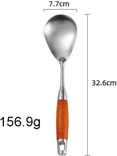 Miniatura 6 de Juego de utensilios de cocina de 5 piezas, juego de utensilios de cocina de acero inoxidable con soporte, accesorios de cocina y juego de regalo