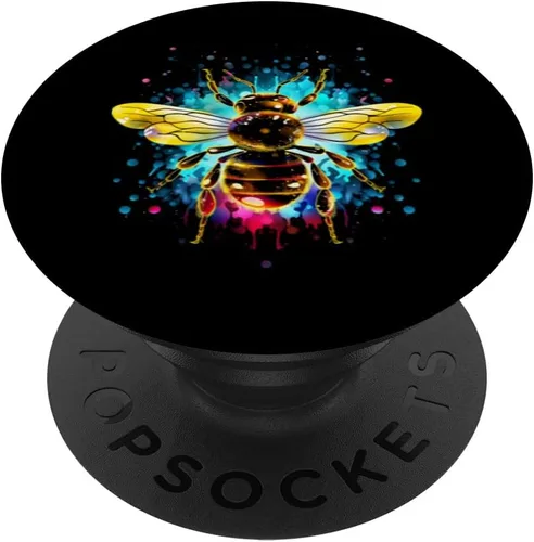 Bumblebee Fligendes Insect Wilderness Colorful Wildlife Inse PopSockets Standard PopGrip