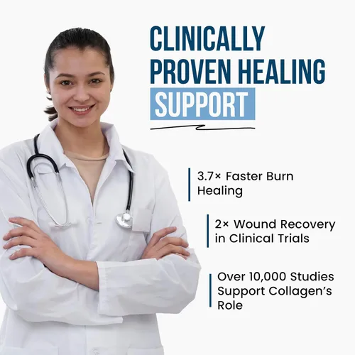 Miniatura 8 de Wound Care Plus Suplemento Complejo de Colágeno – Péptidos de Colágeno Multi-Fuente (Bovino, Marino, Pollo, Cáscara de huevo) – Apoya la salud