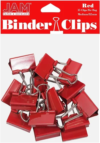 Miniatura 11 de Broches aprietapapeles JAM Paper®, Blanco