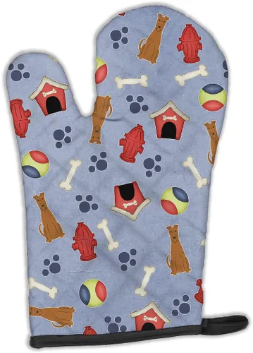 Miniatura 289 de Caroline's Treasures BB2732OVMT Dog House Collection Border Collie - Guante de horno grueso resistente al calor para sartenes calientes y horno