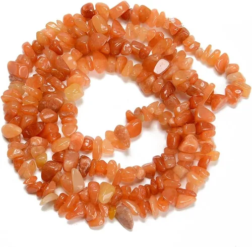 Miniatura 7 de Juego de pulseras de piedras preciosas de aventurina azul natural de 0.197-0.315 in, diseño de grava curativa, cuentas de piedra irregular, diseño