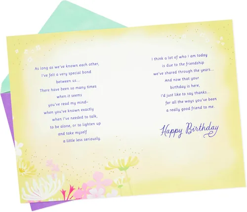 Miniatura 2 de Hallmark Tarjeta de cumpleaños para amigo (vínculo especial)