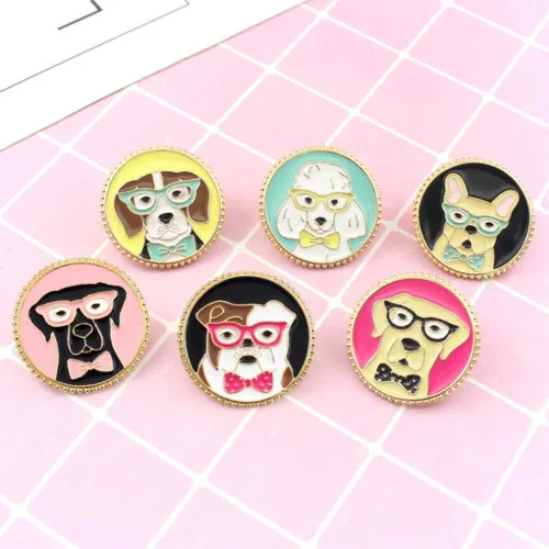 Miniatura 5 de Flairs New York Animal Theme Enamel Lapel Pin Brooch Badge