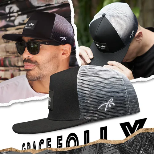 Miniatura 111 de Grace Folly - Gorra trucker unisex gorra de malla con cierre trasero