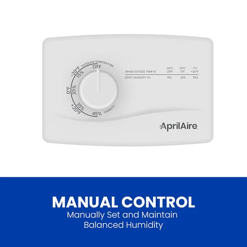 Miniatura 3 de AprilAire 500M Humidificador para toda la casa, humidificador manual y compacto para conectar al sistema de ventilación, humidificador de gran