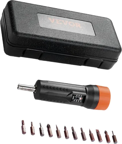 Miniatura 12 de VEVOR Destornillador dinamométrico, destornillador de 1/4 de pulgada, destornillador dinamométrico para electricista con escala, rango de par
