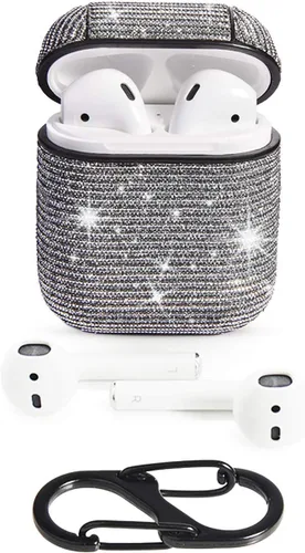 Miniatura 2 de AirPods 2 fundas, funda para Airpods, accesorios para Airpods, bonito recubrimiento para Airpods , adorno lujoso estuche de piel, estuche protector