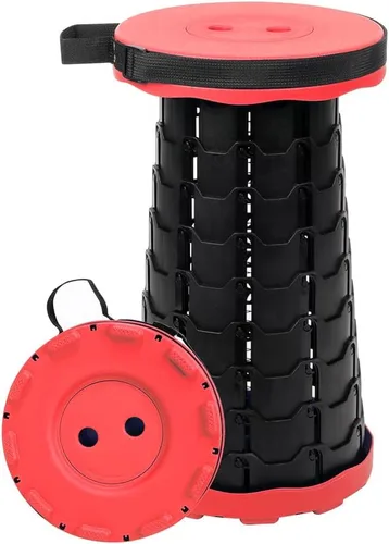 Miniatura 9 de VOLIXOD Taburete telescópico plegable portátil, taburete retráctil para adultos, asientos plegables mejorados con capacidad de carga de 550 libras