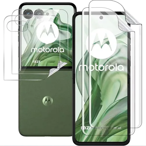 Miniatura 20 de Paquete de 2 protectores de pantalla para Google Pixel 10 Pro Fold, protector de pantalla de TPU flexible irrompible de alta sensibilidad
