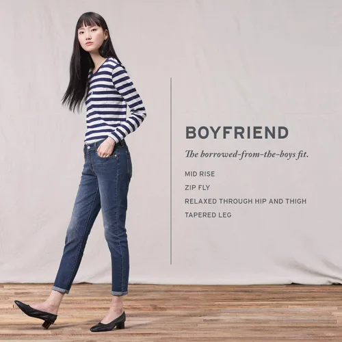 Miniatura 4 de Levis Womens New Boyfriend Jeans Standard and Plus