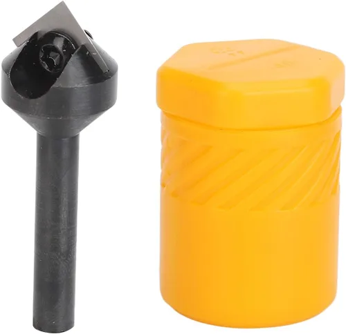 Broca de enrutador en forma de V Inserto de carburo de 90 grados Cortador en forma de V Vástago de 1/4 de pulgada Biselado de 90 grados Fresado de