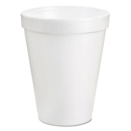Miniatura 15 de Dart 10J10, vasos térmicos de espuma, 10 onzas, blancos, 25 por bolsa (caja de 40 bolsas)