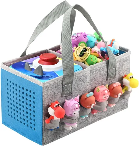 Miniatura 12 de Estuche de transporte Seracle Bolso de fieltro de viaje compatible con Toniebox 1/2 Juego de iniciación del reproductor de audio y estatuilla Tonies