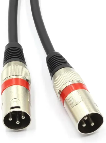 Miniatura 3 de Cable divisor XLR hembra a macho dual de 3 pines y cable de parche en Y para micrófono, adaptador de audio equilibrado (50CM)