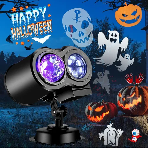 Miniatura 3 de 2025 Luces de proyector de decoraciones de Navidad mejoradas más brillantes, FLITI 19 proyector de diapositivas de Navidad HD