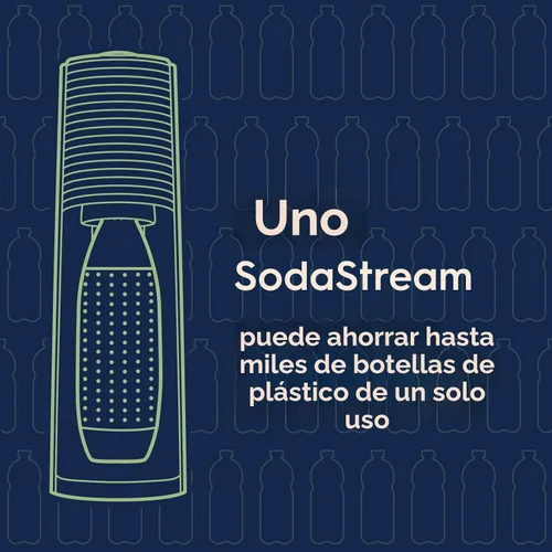 Miniatura 8 de SodaStream - Máquina de agua con gas Terra - KIT DE INICIO - Elaborador de agua con gas con CO2 y Bubly Drop - Ecológico, sin necesidad