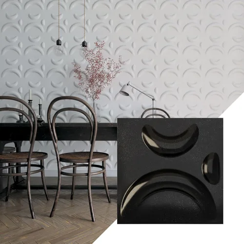 Miniatura 22 de Ekena Millwork WP12X12SEWH 11 7/8 pulgadas de ancho x 11 7/8 pulgadas de alto Sevilla EnduraWall Decorativo 3D Panel de Pared Cubre 0.98 pies Blanco