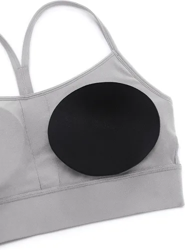 Miniatura 4 de CRZ YOGA Butterluxe - Brasier deportivo con espalda en Y para mujer, tirantes delgados, sin varillas, cuello redondo, atlético, acolchado, para yoga