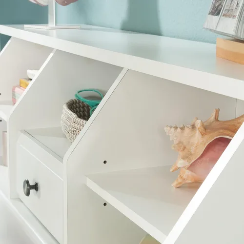 Miniatura 5 de Sauder Shoal Creek - Cabecero para libros, individual, acabado blanco suave