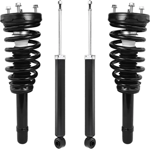 Miniatura 50 de Detroit Axle - Amortiguadores de puntales para Nissan Sentra 2007-2012 [Base S SL SR] Puntales delanteros completos con amortiguadores traseros