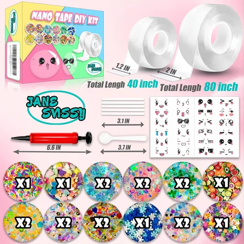 Miniatura 2 de Kit de burbujas de nanocinta, juguetes para niñas, kit de manualidades DIY, cosas geniales para niñas, cosas lindas, cosas geniales para niños