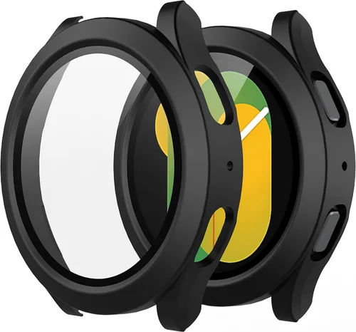 Miniatura 9 de Misxi - Juego de 2 fundas rígidas de policarbonato con protector de pantalla para Samsung Galaxy Watch 5 Galaxy Watch 4 de 40 mm, funda ultradelgada