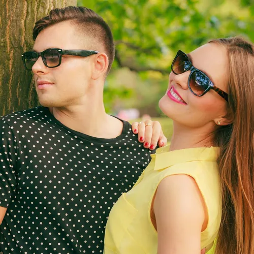 Miniatura 118 de Suministros para regalos de fiesta de colores neón Paquete de 8 gafas de sol unisex