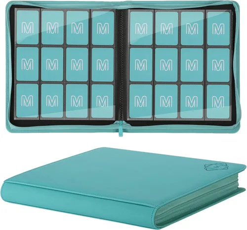 Miniatura 28 de Carpeta de Tarjetas Premium de 16 Bolsillos, Carpeta de Tarjetas de Intercambio Sostiene hasta 1000+ Tarjetas Álbum de Colección de Tarjetas 44 negro
