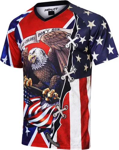 Miniatura 2 de MENUTT Camiseta de ciclismo de montaña para hombre, para motocross, México, MTB Downhill, camisetas para deportes de Rding