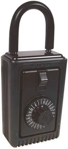 Kidde AccessPoint 00524 caja fuerte portátil, para 3 llaves, con dial giratorio, color negro., 000524