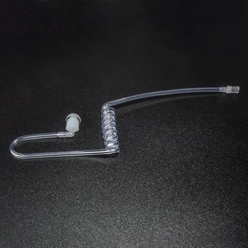 Miniatura 2 de UAYESOK Paquete de 2 tubos de bobina acústica de repuesto, universal, transparente, kit de vigilancia para auriculares de radio bidireccionales