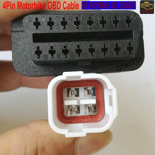 Miniatura 3 de Cable de diagnóstico CANBUS de la motocicleta 4pin OBD para la motocicleta de Yama