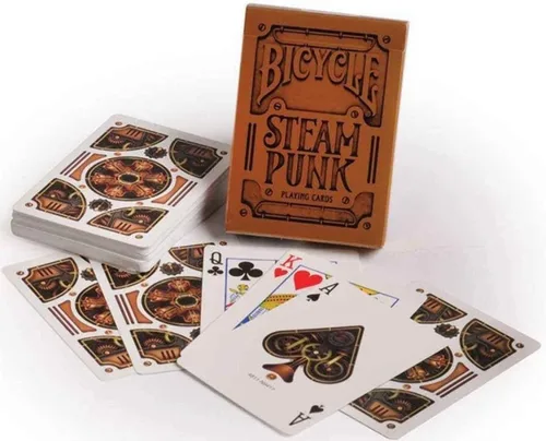 Miniatura 2 de Cartas de juego de bicicletas Steampunk - Oro