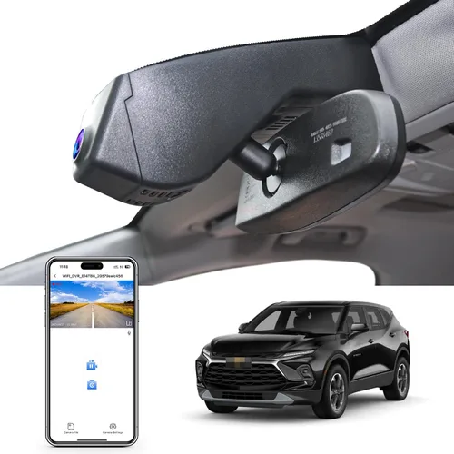 Mangoal Cámara de tablero 4K personalizada para Chevy 5ª generación Blazer 2019-2026 (modelo A), modelo A y modelo B tienen los mismos modelos años,