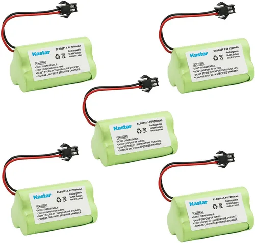 Kastar Paquete de 5 baterías Ni-MH de 3.6 V 1200 mAh de repuesto para Lithonia ELB B001, ELBB001, Unitech AA700MAH 3.6V Ni-CD, Unitech LEDR-1