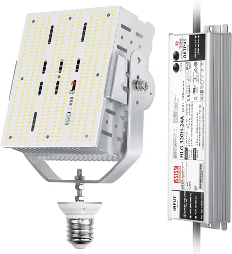 Miniatura 9 de 150W LED Retrofit para HID Shoebox Wall Pack Canopy 21,400 lúmenes 400W/450W/550W Haluro de metal igual 5700K luz diurna E39 Mogul Base para lámpara