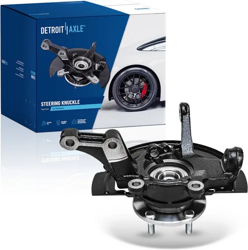 Miniatura 55 de Detroit Axle - Kit de nudillos traseros izquierdo FWD para Hyundai Santa Fe 2007-2009 Veracruz 2007-2012, reemplazo del conjunto de cojinete