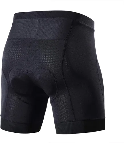 Miniatura 2 de Souke Sports Pantalones cortos de ciclismo para hombre, con acolchado 4D para bicicleta, MTB Liner Shorts con agarre antideslizante en las piernas