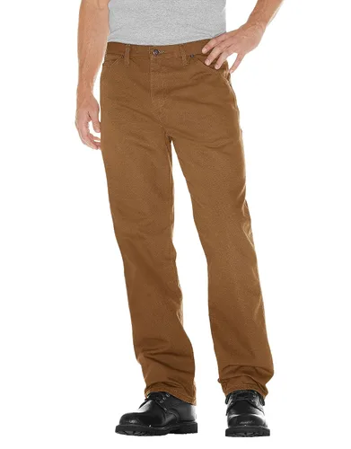 Miniatura 35 de Dickies Jeans de carpintero para hombre, ajuste relajado, pierna recta, Negro, 30 x 30
