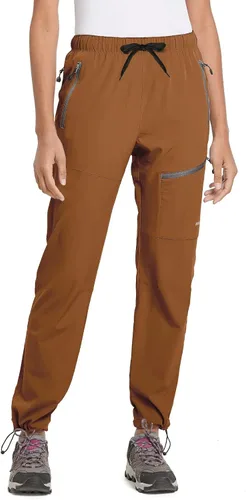 Miniatura 5 de Baleaf - Pantalones cargo de senderismo para mujer, de secado rápido, ligeros, resistentes al agua, con cintura elástica, para todas las estaciones