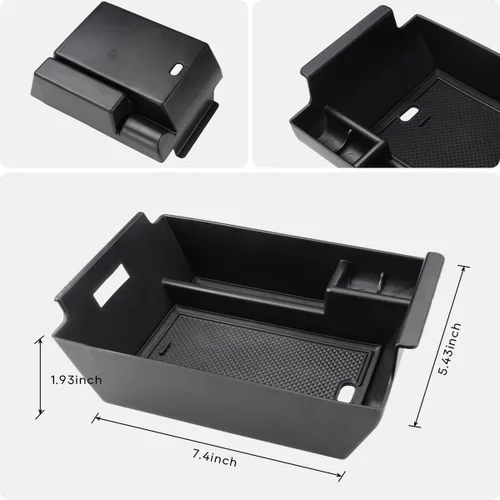 Miniatura 6 de MARCHFA Organizador de consola central compatible con Benz GLE 350 450 W167 53 AMG 2020-2023 2024 2025 2026 Accesorios para reposabrazos GLS 450