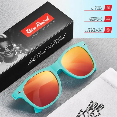 Miniatura 236 de Retro Rewind Lentes de sol para niños y niñas de 3 a 12 años, inastillables, UV400, lentes de sol para niños pequeños