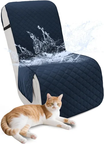 Miniatura 65 de Fundas para sofá modular reclinable, de terciopelo en forma de L, funda de consola central para perros y mascotas, lavable antideslizante, 1 funda