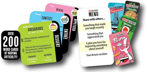 Miniatura 4 de Semper Smart Games VOCABULICIOUS! El juego de vocabulario, palabras y conversación que hace que la hora de la comida sea más significativa.