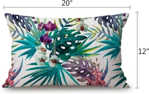 Miniatura 27 de Fundas de almohada de 12 x 20 pulgadas, decoración rústica de granja, sé feliz, fundas de almohada de algodón y lino, citas inspiracionales con Jcp20