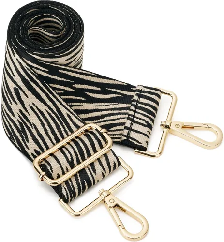 Miniatura 12 de ZOOEASS - Correa de repuesto para cartera, para colgar en el hombro o para cruzar, ancha y ajustable, de lona